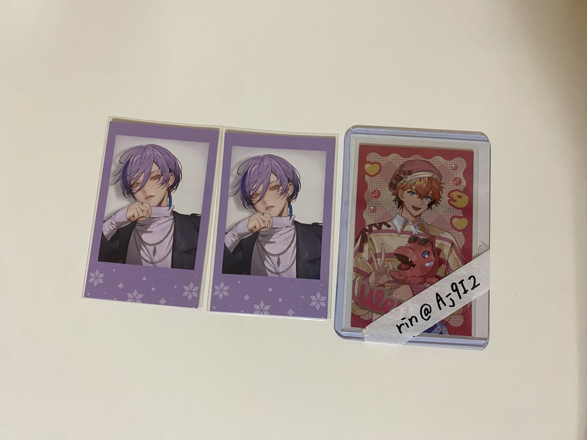 Aj9I2's tweet photo. にじさんじ 交換 ヨルガタニンゲン VΔLZ
 三華の樂 ウィンターデート チェキ トレカ

⚠️異種交換

譲→画像1〜4
求→固ツイ画像2枚目

📮郵送のみ https://t.co/TlyVrhniAz