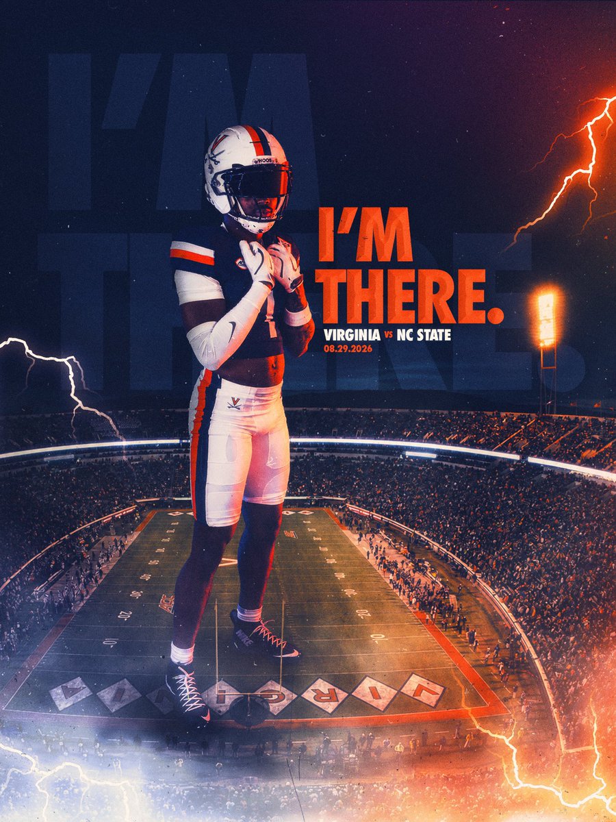DTrainStewart28's tweet photo. @CoachBWolfe @UVAFootball @chrisjarrell_1 @davidmh__  I’ll be there!! https://t.co/EMs0CFF6GS