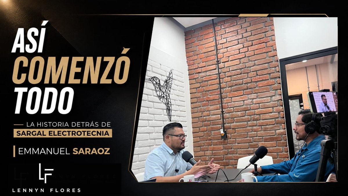 LennynFlores_'s tweet photo. Arranco un nuevo espacio para conversar y conocer de cerca a personas como Emmanuel Saraoz, fundador de Sargal Electrotecnia, quien nos compartirá su historia.

#Chiapas @ESaraoz

https://t.co/IlzfydwLch https://t.co/WXkq80hlsV