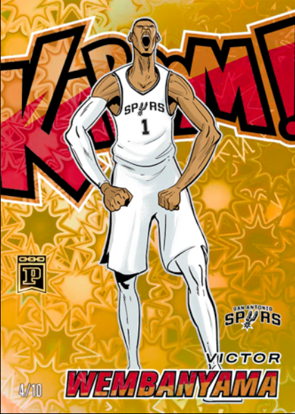 nerdcave77's tweet photo. 🚨 WEMBY DIGITAL SALE 🚨

Victor Wembanyama #4/10 just SOLD for $22,500 (11.76 ETH) 🤯🔥

🏀 2024-25 Panini NFT Best of The NBA
💥 Kaboom Gold — Vertical
🔢 Limited to just 10
Another massive sale for a premium digital sports collectible. https://t.co/3UVzQcpWUi