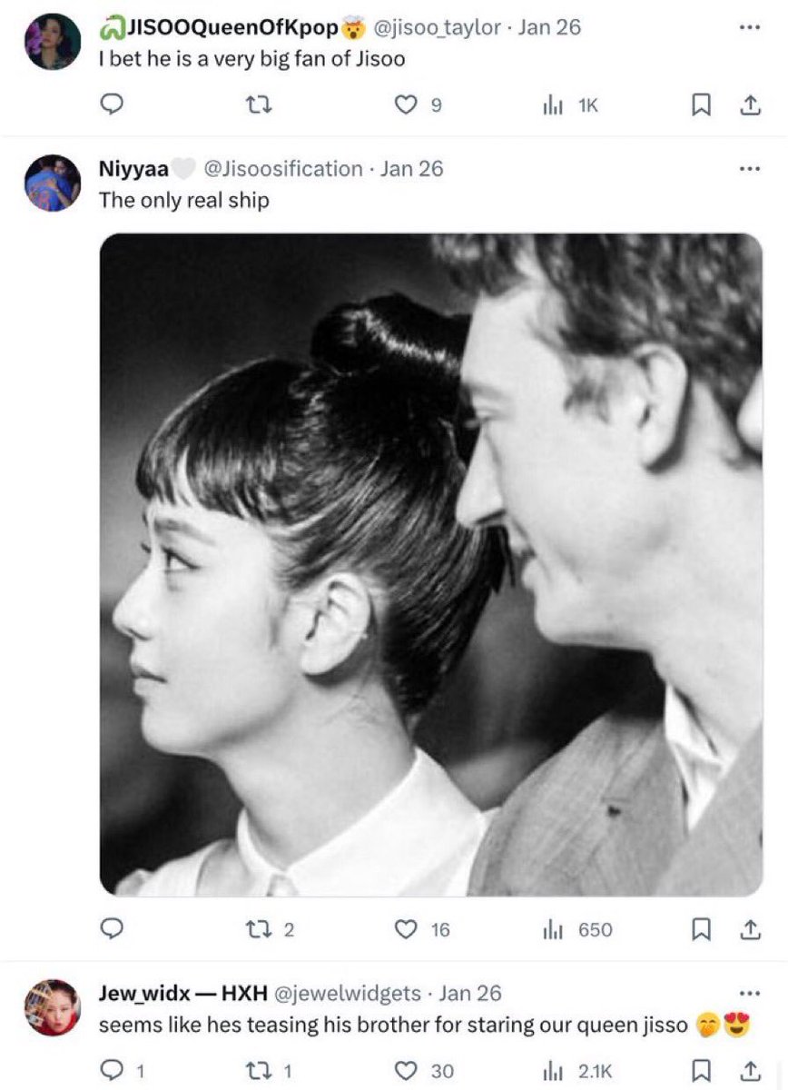 riasmanager's tweet photo. A Jisoo stan locked their account so fast bcs the tea on BLISSOO and her rapist criminal family is career ending. The panic is hilarious. Imagine starting beef over fake rumors, then instantly folding like paper to dickride a rapist’s family. Ultimate brainrot

Kim Jisoo Arnault: https://t.co/KUeNbTTepr