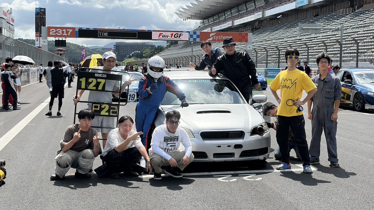 nzutki's tweet photo. Fuji1GP参加してきました！
めちゃくちゃ楽しかった👌 https://t.co/3CHVeOyc1B