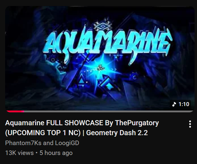 sincosalt's tweet photo. I just woke up to this. Over a year ago I cancelled working with The Purgatory on an Aquamarine redeco due to disagreements (I am the original creator). I had no idea that this was being made at all, and it makes me concerned that the team is borderline trying to steal the level. https://t.co/b6advqeBOE
