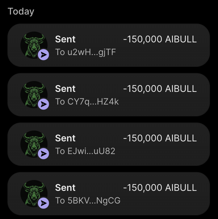 AIBULLx's tweet photo. Claim your 150k $AIBULL Airdrop 🪂 

Like + RT pinned post 📌
 
Drop your $sol address &amp; RT ♻️ 
 
First 555 wallets 👇 #Solana https://t.co/qdppBiz5Yy