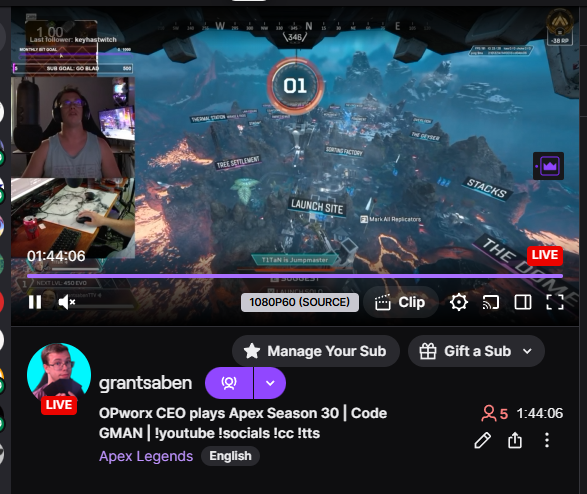 GrantSaben's tweet photo. Start streaming in 2020 now, finally popping off! https://t.co/mojZ2vDVrW