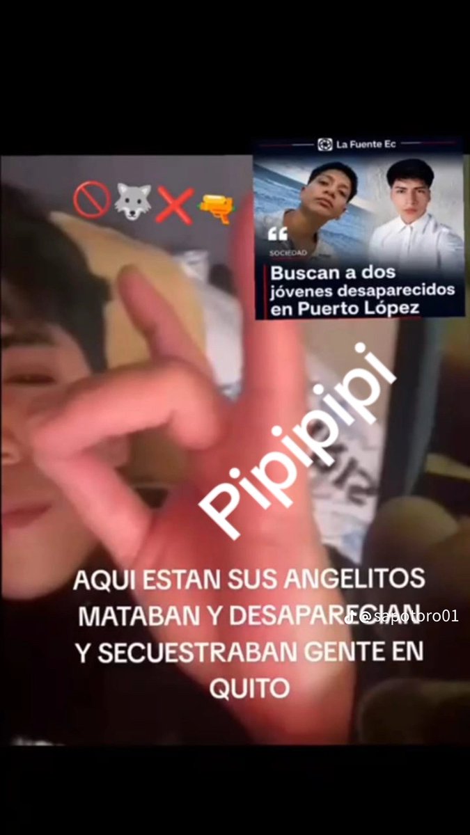 lex025069's tweet photo. Y bueno al parecer esos dos  desaparecidos en Puerto López eran todos unos angelitos🤷🏻‍♂️💩 https://t.co/bGBljLPsJ8