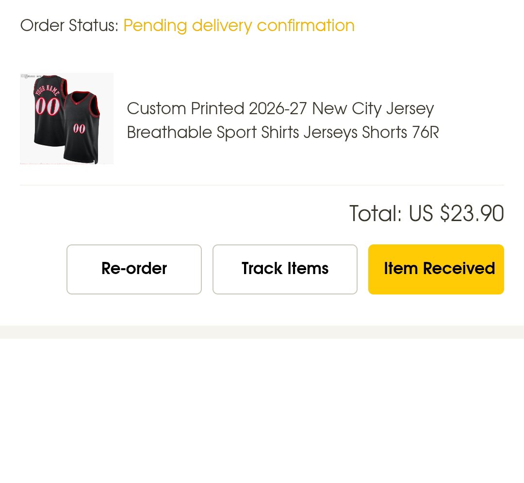 P8TII's tweet photo. @bigrandysnuts @Nyy679068789836 @Nark_12 @ThisIsntBryan @DeeRebornnn Yeah i have already been tracking it, but I'm saying that an option "item received" showed up today after the latest update that it was handed over to the airline. I'm just confused why it's saying that when i haven't gotten it yet https://t.co/KS3FLaxhEw