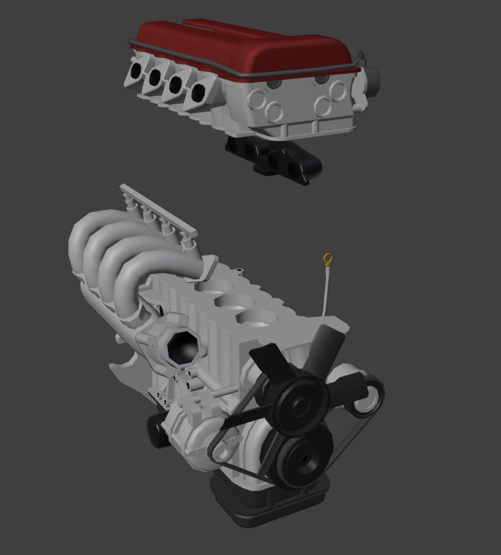 traktor3D's tweet photo. Low poly engines PART1 https://t.co/4GfsGKcvKM