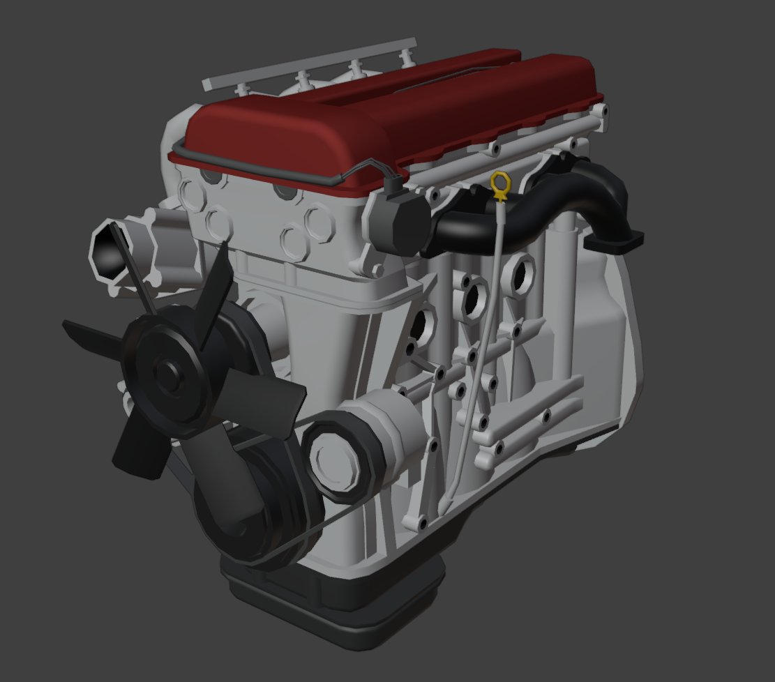 traktor3D's tweet photo. Low poly engines PART1 https://t.co/4GfsGKcvKM
