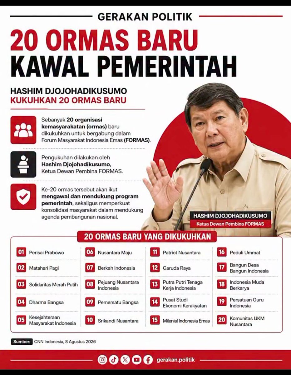 ommi_siregar's tweet photo. Untuk apa terlalu banyak Ormas? 

2029 itu nggak lama lagi... 

Kalau ntar ada pro kontra itulah cara memecah belah kita.. 

Kita berisik, kita terpecah belah, 
di bagian lain ada yang santai menikmati kemewahan sambil menonton ulah kita https://t.co/JqJlBS708e
