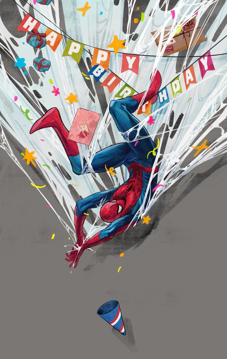 Asaki_r's tweet photo. 🎂🎊🎂
生日快乐！
#spiderman https://t.co/trsELVpzoO