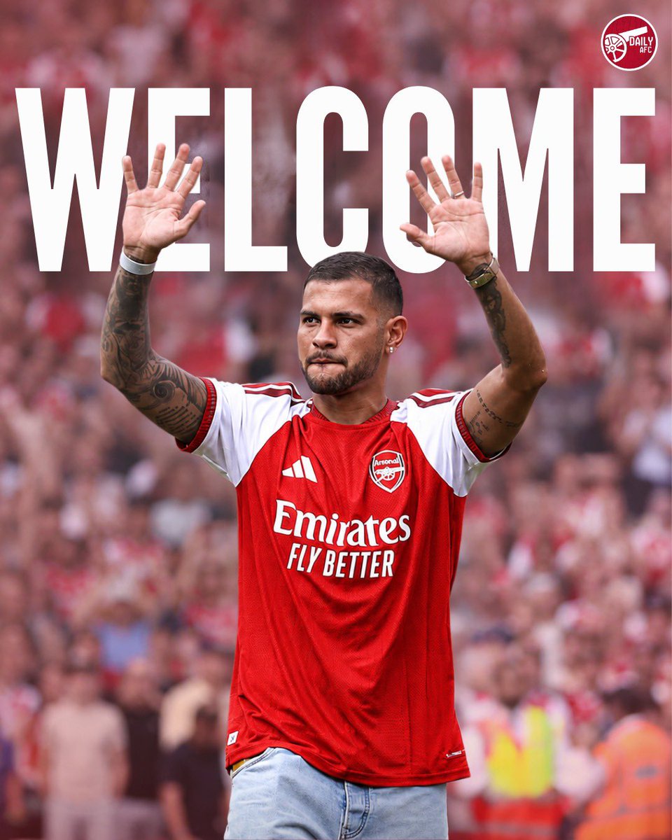DailyAFC's tweet photo. Welcome to The Arsenal, @brunoog97 🇧🇷 https://t.co/itmZoxboE8