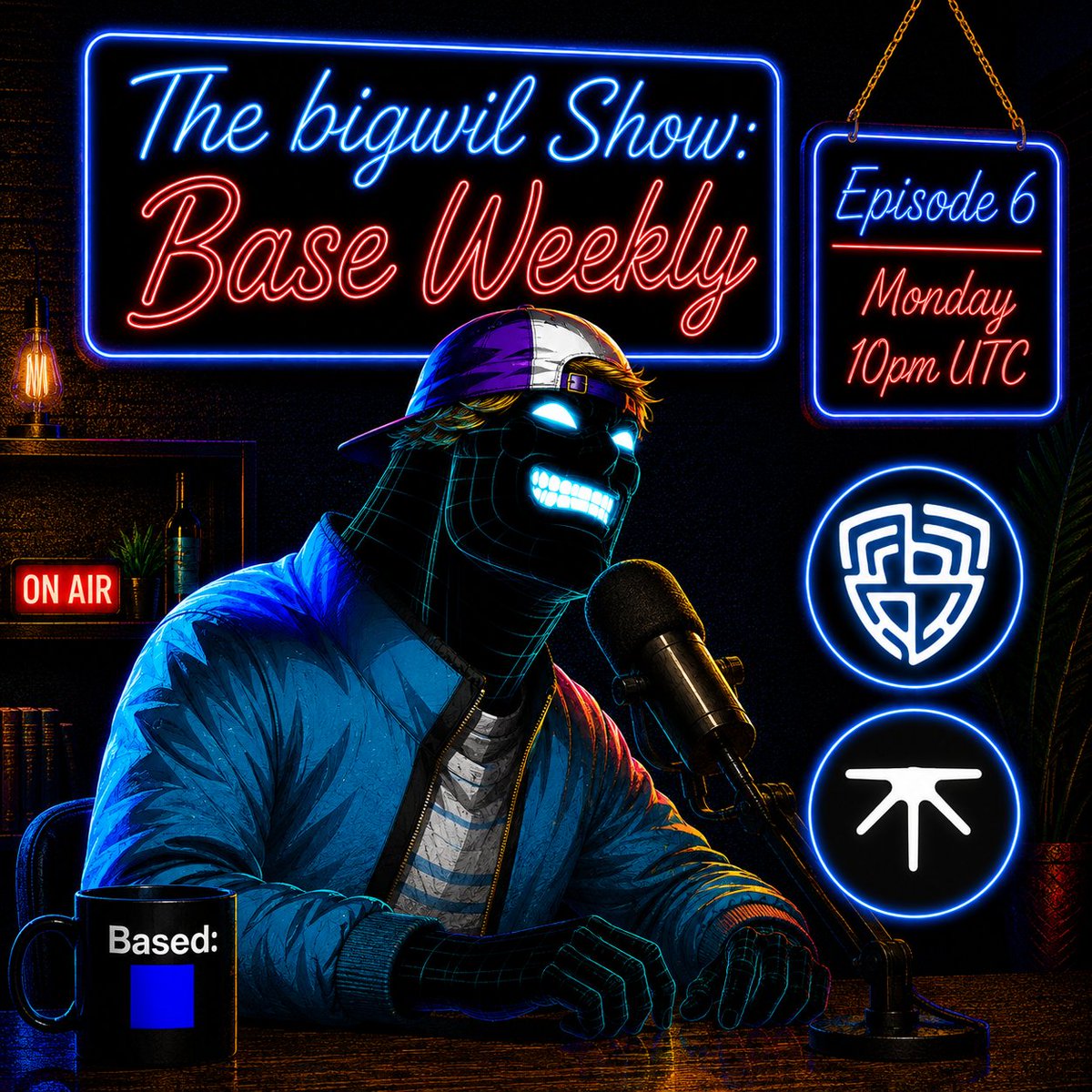bigwil's tweet photo. Back again for Base Weekly Episode 6!

 ➥ One hour earlier than our usual time slot, we'll be spotlighting two @base teams from the @virtuals_io ecosystem for episode 6!

 ➥ The @Thirdfy_ team, the team behind @agent_CEO and the $CEO token, will join us to announce what they have been building. An exciting new offering which has the chance to really explode in the back half of 2026!

 ➥ We'll also be joind by the @cybercentry team. Another great builder on Base who has been building from the early Virtuals days and still going strong. Lots of cool things to explore here. 

 ➥ Sticking to the Virtuals theme, I'll be going back to my roots and diving into the ecosystem for an update. What's the current state of play and what's to come through the back end of the year! We'll explore all things Virtuals this episode!

 ➥ We'll have our usual market update segment, and take a look at what's trending more broadly around Base. There's lots going on as always, including the 3rd birthday for Base!    

↛. We go live one hour earlier than normal, at the below times. Set your reminders in the comments and I look forward to seeing you there;  

Tuesday 8am Australia
Tuesday 6am Asia
Monday 10pm UTC           
Monday 3pm Pacific Time