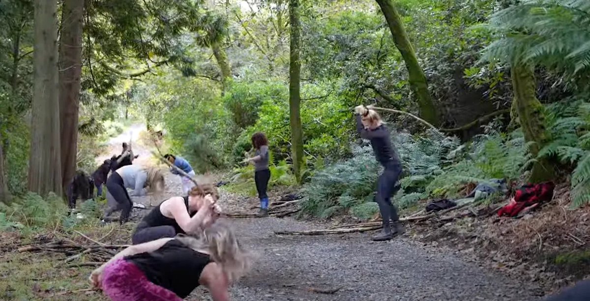 litecoin's tweet photo. Walked a trail this afternoon and ran into some 'Litecoin is ded' supporters doing a rage ritual. https://t.co/eSYhBuRwlo
