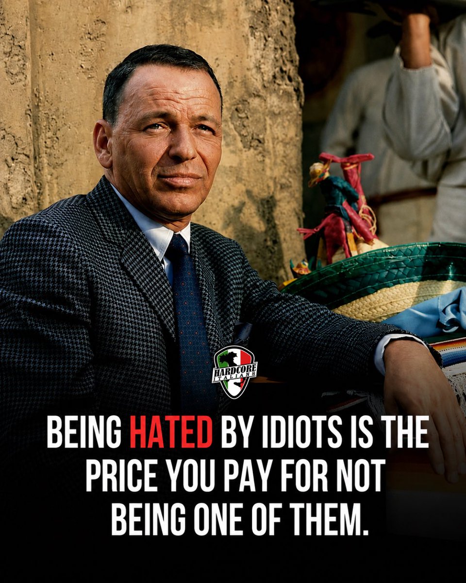 HardcoreItalian's tweet photo. Not everyone has to like you. That’s usually a good sign.💯 https://t.co/grKVEElhYT