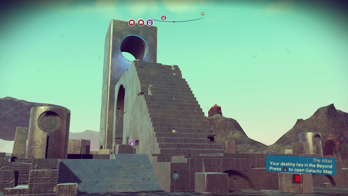DeekeTweak's tweet photo. The 2016 launch version of No Man's Sky was such a different experience. 

It wasn't perfect, and it lacked a ton of QOL features, but it still delivered a unique vibe and somber tone.

This game's legacy is one for the ages. https://t.co/LWbUBS22jr
