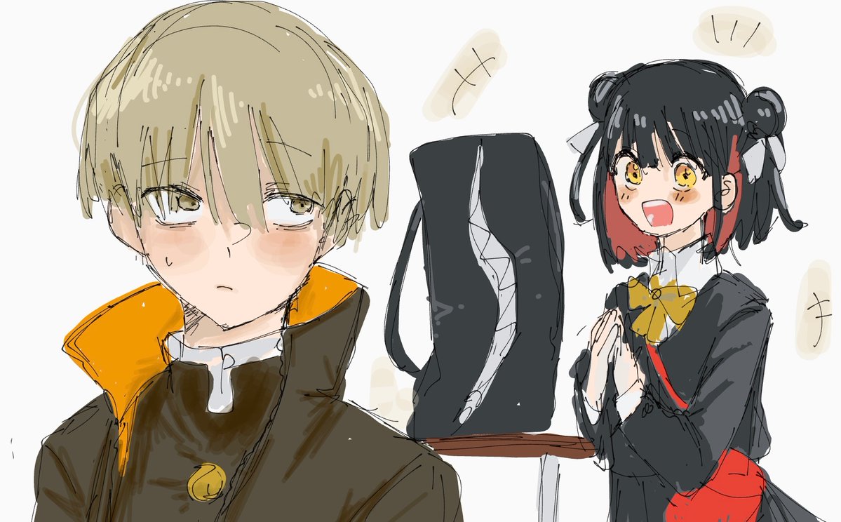 5mBziLE9pJ50106's tweet photo. あげれるものがないので落書きと没ラフを https://t.co/0u1YqObWQQ