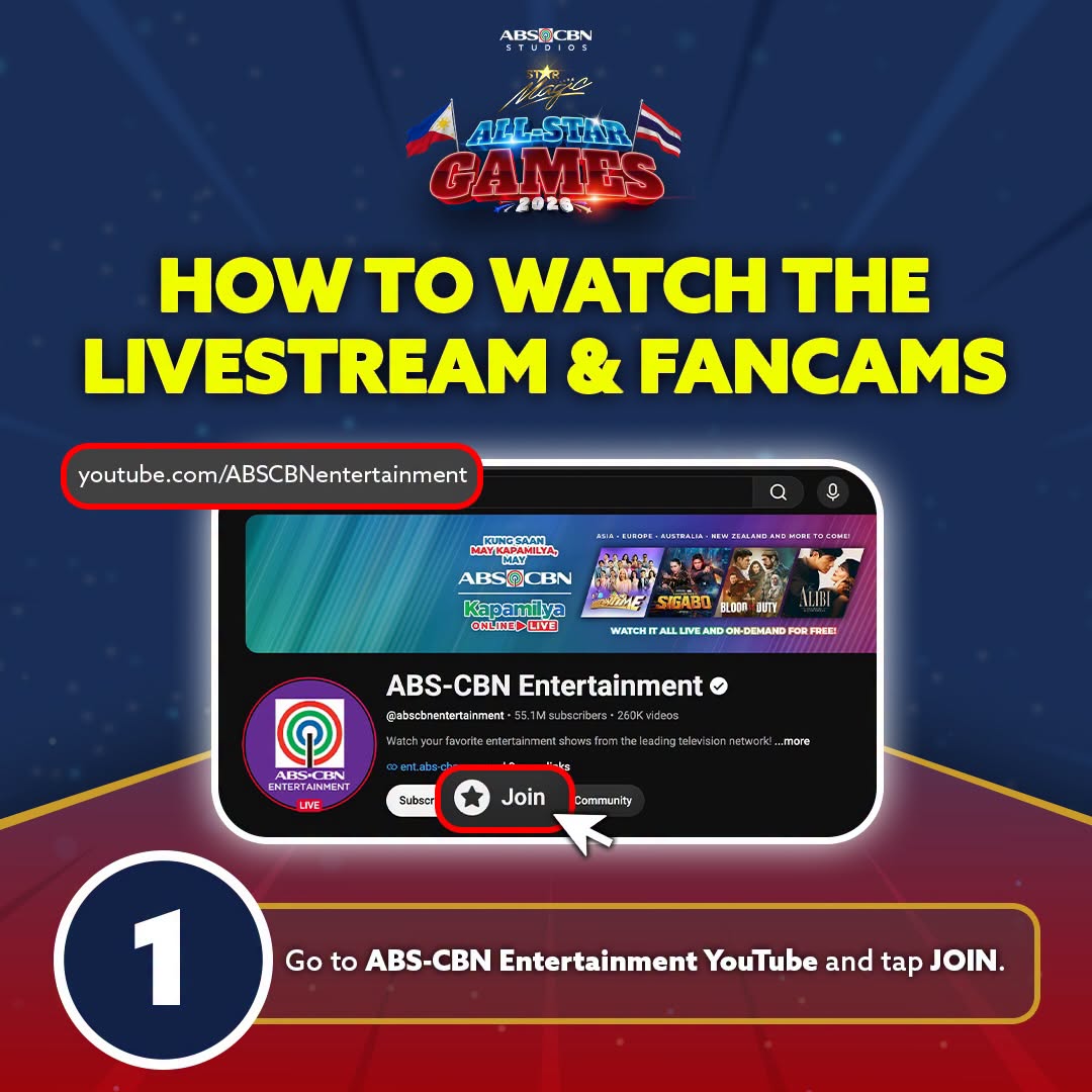 PaPiPh50823's tweet photo. Team #StarMagic x Team #GMMTV at the #StarMagicAllStarGames2026! ⛹🏻♂️ ✨
Catch the LIVESTREAM for only ₱79*! Head over to ABS-CBN Entertainment YouTube Membership and click ‘JOIN’ or book via iWantTickets!
AVAILABLE WORLDWIDE! 🌏
* Additional charges may apply https://t.co/4sYMUpuszD