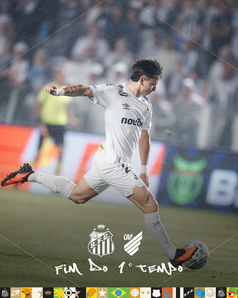 SantosFC's tweet photo. Intervalo na Vila. O Santos vai sendo superado por 2 a 0. #SANxCAP https://t.co/kcwldA5TBB