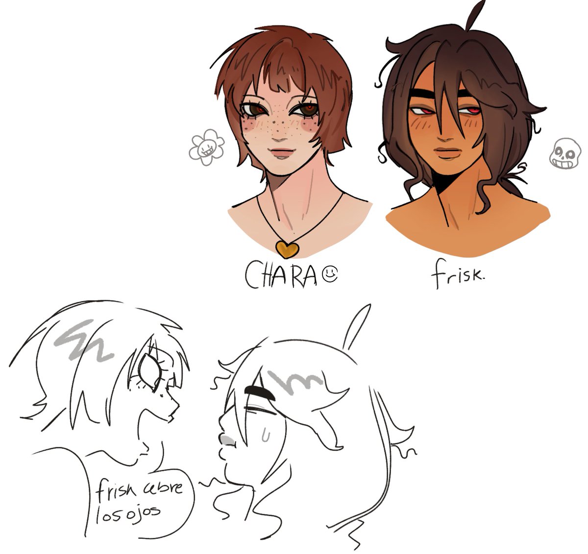 FRtale_oficial6's tweet photo. Cositas que dibuje en digital
Momma frisk casi no tuvo cambios #FRtale https://t.co/W8XlL9yIED