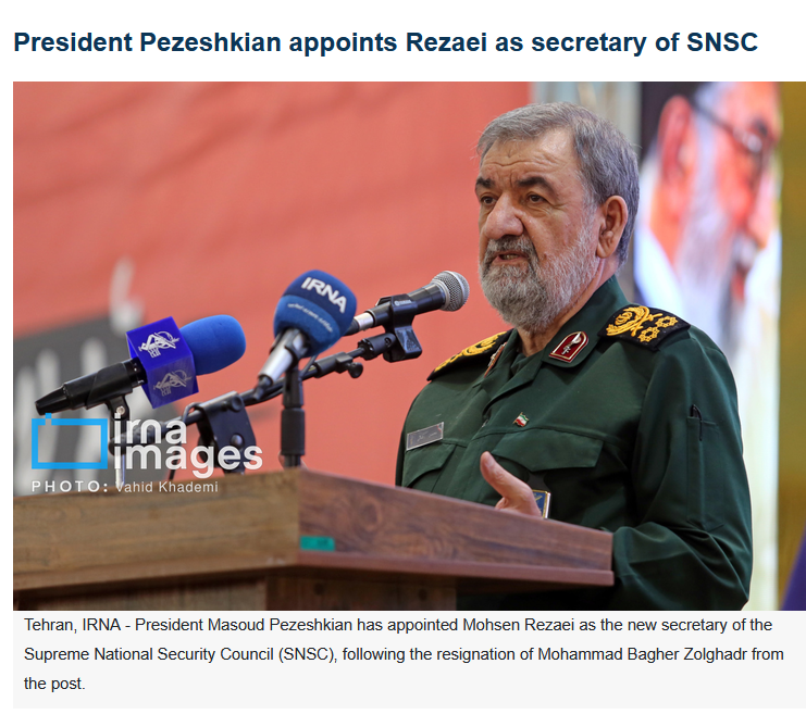 AbdullahHaider's tweet photo. SNSC appt jointly by President &amp; Supreme Leader, Pezeshkian's choice is another indication (after Ali Larijani) of pragmatism amongst reformists, building coalitions with conservatives, and side-stepping Rouhani's 'dovish' cabinet from full restoration. https://t.co/WUNvSTkYpn https://t.co/OdMdPuGwmX