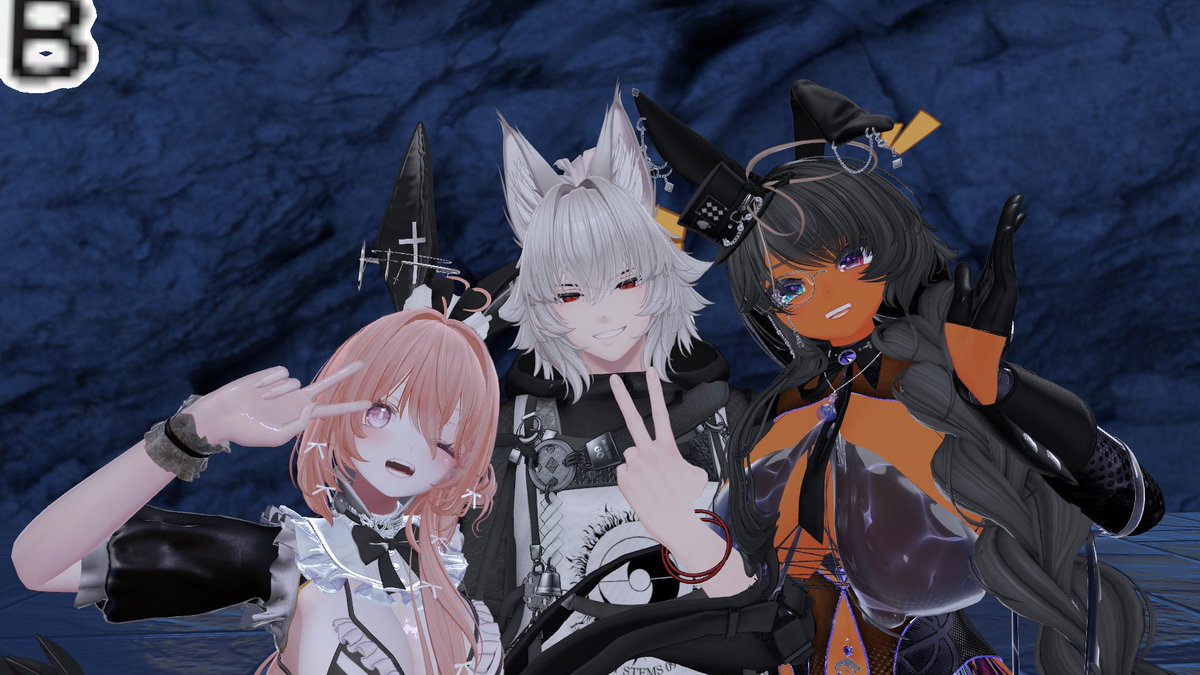 Ryuuiti_VRC's tweet photo. おはよう〜🐺
昨日の夜にNBBのイベントがあって行こうとしたら終わる直前だった…次回はちゃんと時間みて行かないと…アフターではキャストのバニーさんといっぱい撮ってきたよ！⸜(* ॑꒳ ॑*  )⸝
#VRC_NBB https://t.co/iPbfWhl6BE