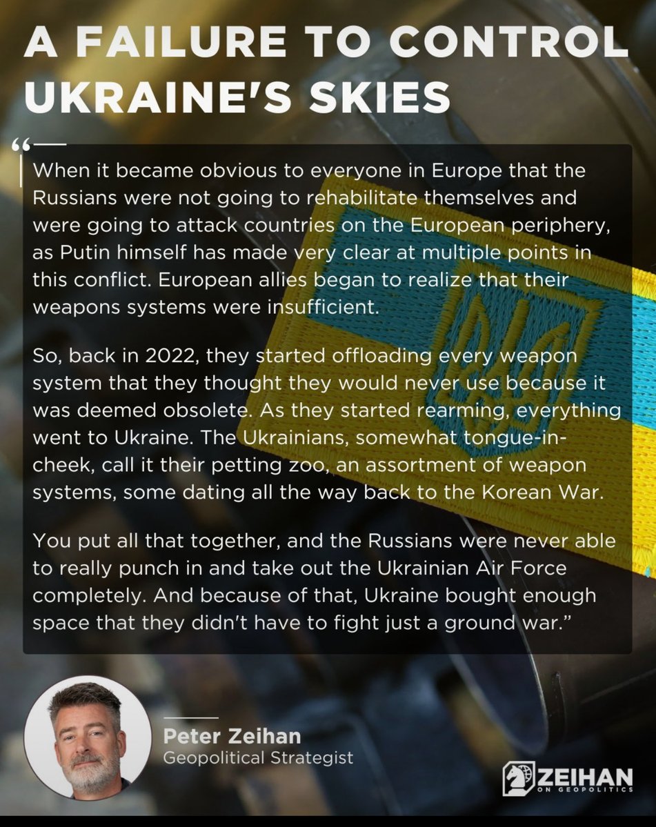 PeterZeihanP's tweet photo. When the Soviet Union collapsed, Ukraine inherited a large stockpile of aircraft, air defense systems, and most importantly, the expertise and industrial capability to develop drones. This allowed Ukraine to fight defensively and conservatively, https://t.co/J7JS6Eb2yz