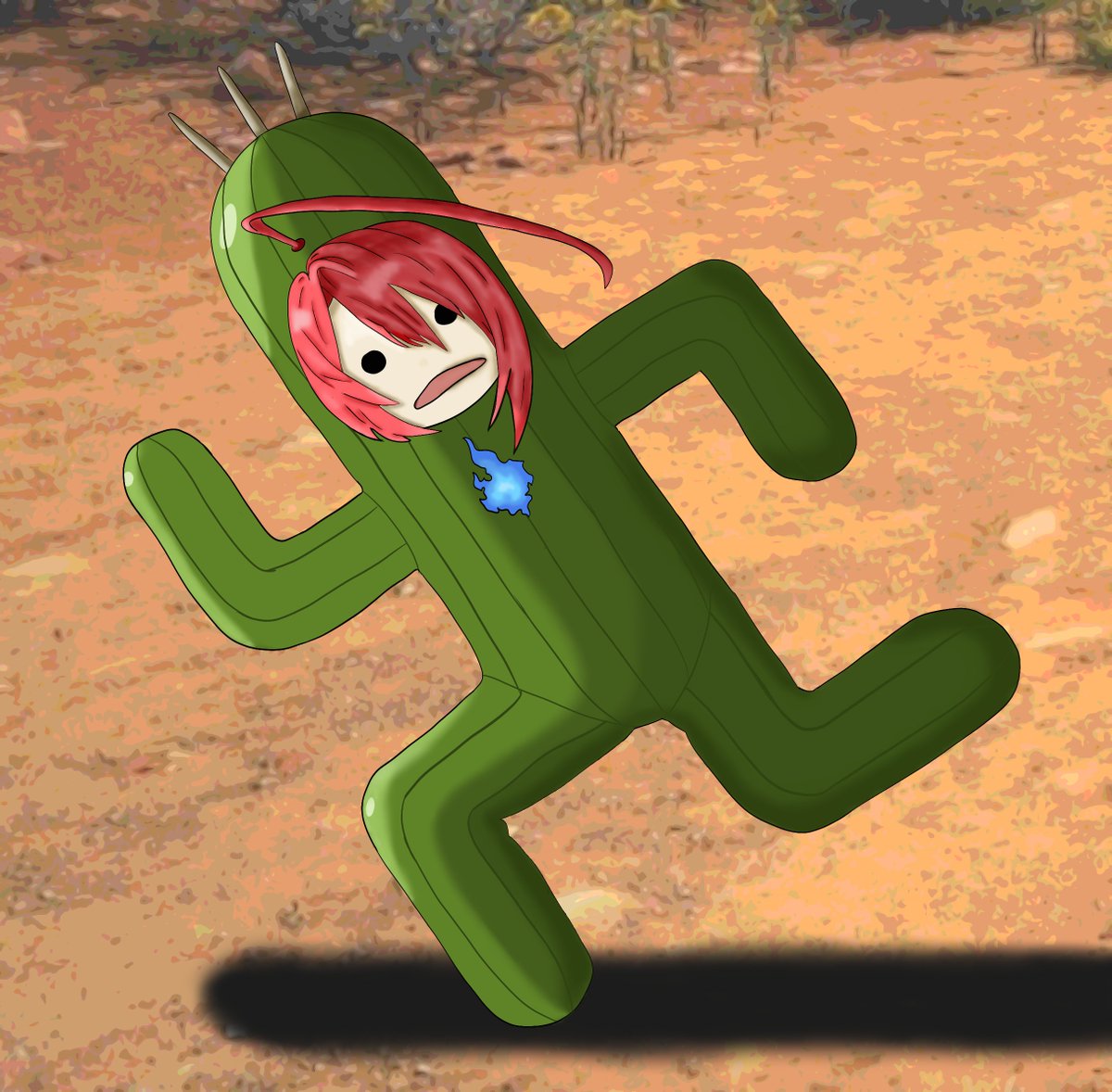 Konfidentgrog's tweet photo. You have encountered The CactuaLiz!
-Fight 
-Items 
-Magic 
-Run
#BloodflameArt 🌱 https://t.co/K7uQ7iWAyF