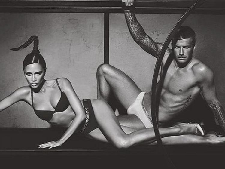 Emmanue09602758's tweet photo. A timeless shot of David and Victoria Beckham for W Magazine, captured by Steven Klein in 2007. https://t.co/FqqQR1y3YT