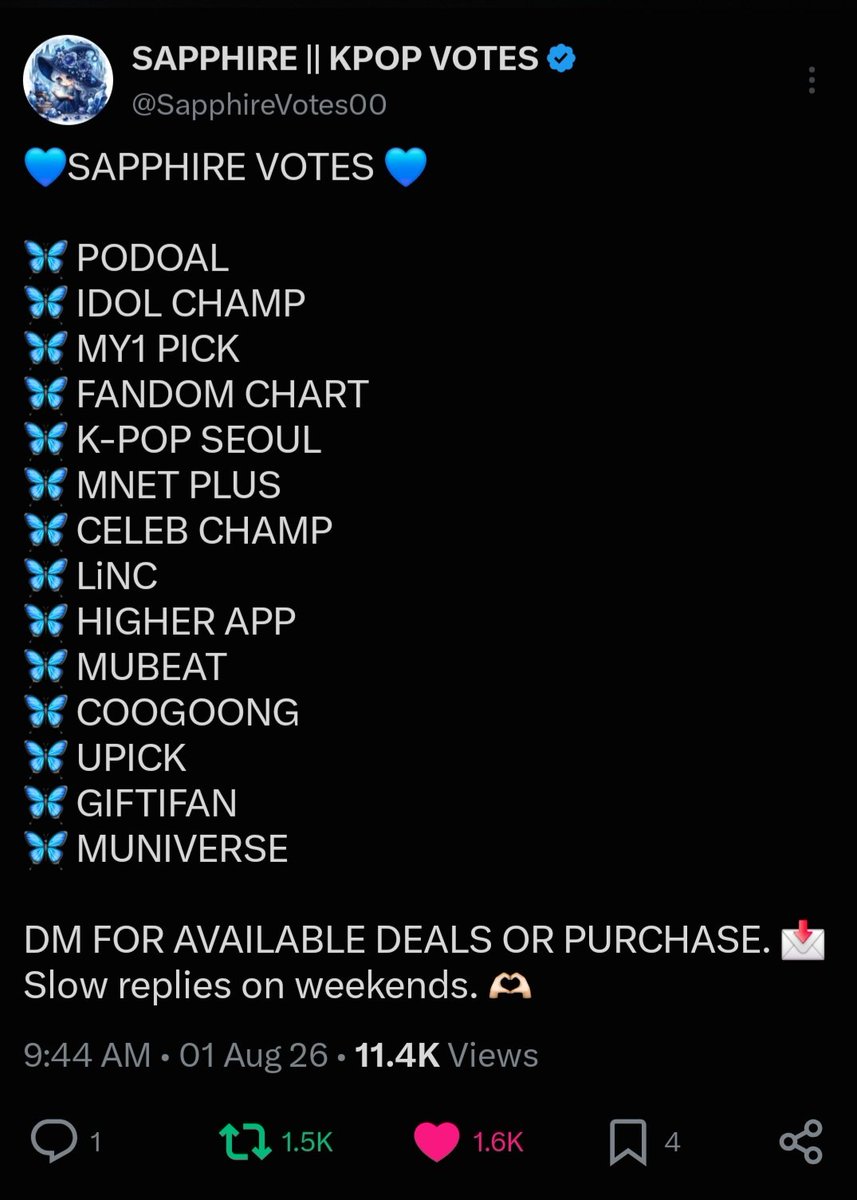 sswloops's tweet photo. @SapphireVotes00 for #redvelvet https://t.co/O2VcanvAdu