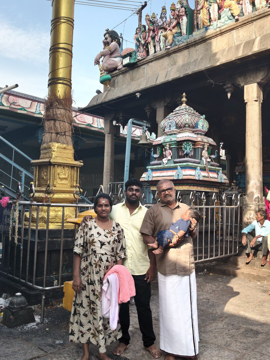 SenthilBA22's tweet photo. *திருவள்ளூர் மாவட்டம் பொன்னேரி ஆண்டார் குப்பம் அருள்மிகு பாலசுப்பிரமணியனர் சாமி சரிசனம் எனது பேரன் மே.ச.தர்ஷன் (எ)தமிழ்வேலன்யுடன்* https://t.co/ITURxSEMYr