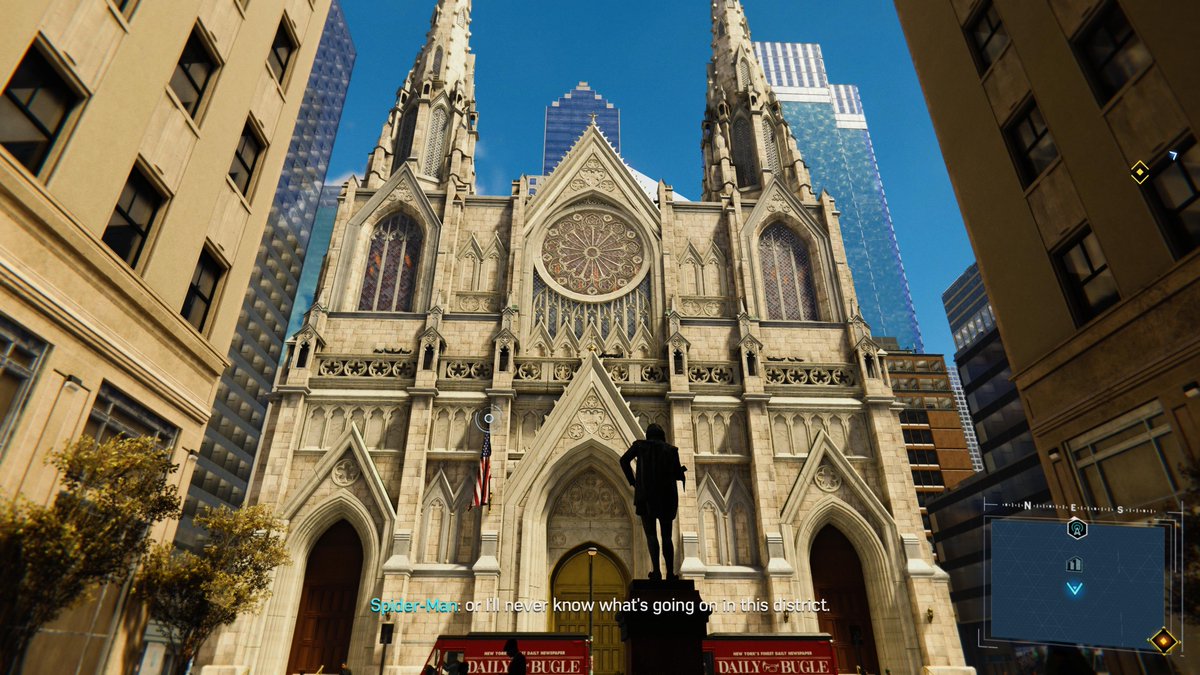 RunedArcher_'s tweet photo. When you find the New York Institute from Shadowhunters in Spiderman for the PS5. https://t.co/yQITrVNJxj