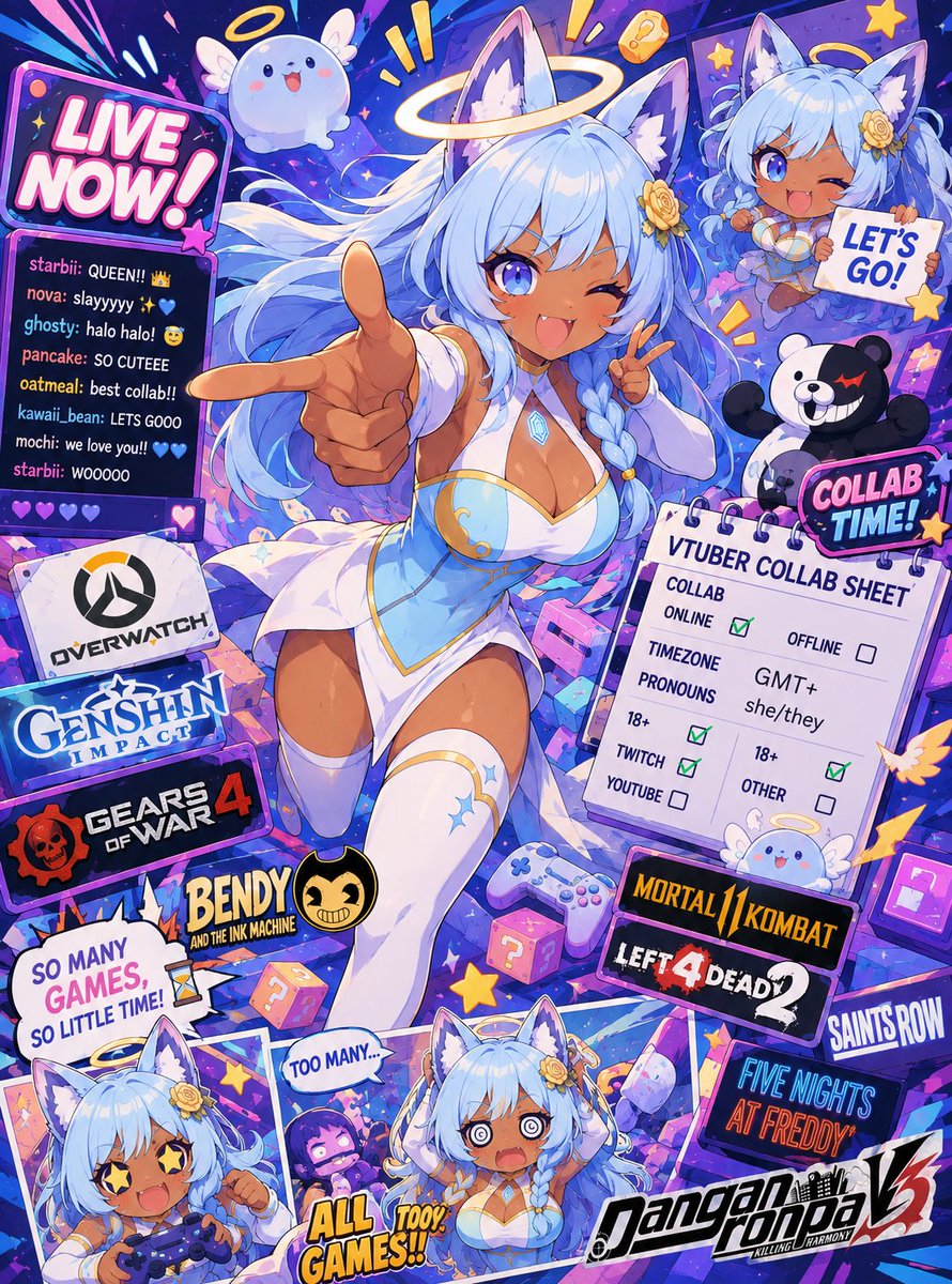 MoonlightSylvi1's tweet photo. i planned to make a come back to stream again and this time I'll be planning plating new games to play and show my reaction https://t.co/m51NjbGdvy