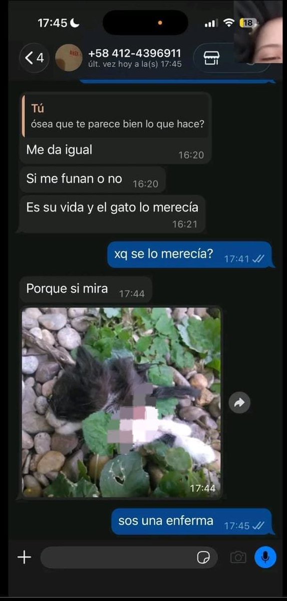 drug_briella's tweet photo. SALIÓ LA EX DEL MATA GATO IGUAL DE ENFERMA QUE EL! DIFUNDIR!!!! REPORTAR Y DENUNCIAR!!!!( #virałpost #AnimalProtectionLaws #AnimalProtection #اطباء٢٦_ياريس  #کشمیر_میں_ظلم_بند_کرو  (# para que llegue a más personas) https://t.co/w5ZNe97XuZ