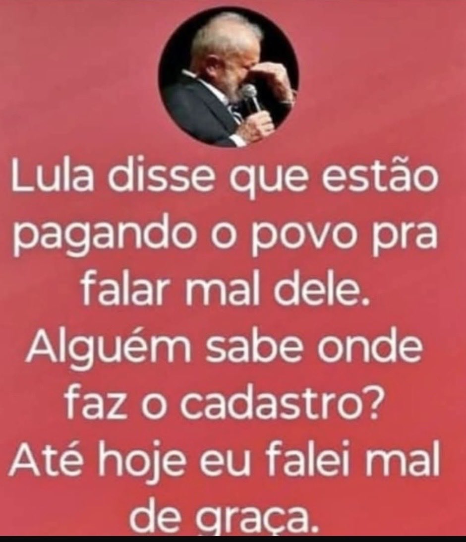 Alessan95516275's tweet photo. Eita …então estão me devendo uma fortuna!!!
#ForaLulaLadrão https://t.co/HcJl1uI6wf