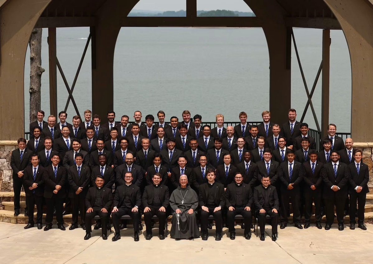 Sachinettiyil's tweet photo. 68 men are currently in formation for the Catholic priesthood in the Archdiocese of Atlanta.

Image: Archdiocese of Atlanta https://t.co/ics2ad01gq