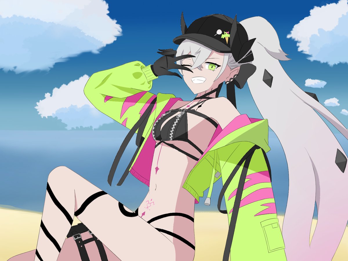 Dakka491's tweet photo. 水着リリス

#FGO #イラスト https://t.co/oQh771uiml
