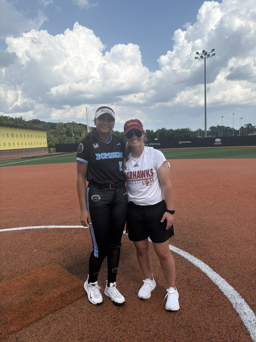 siennarichmond5's tweet photo. Had a great time at @ULM_Softball camp yesterday! Thank you to all the coaches, especially @molly_fichtner, for the opportunity and all the great feedback. I learned a lot and can’t wait to take what I learned back to the field! @coach_L0pez @BombersKennedy @16UAcademy https://t.co/tOH0lwScHQ