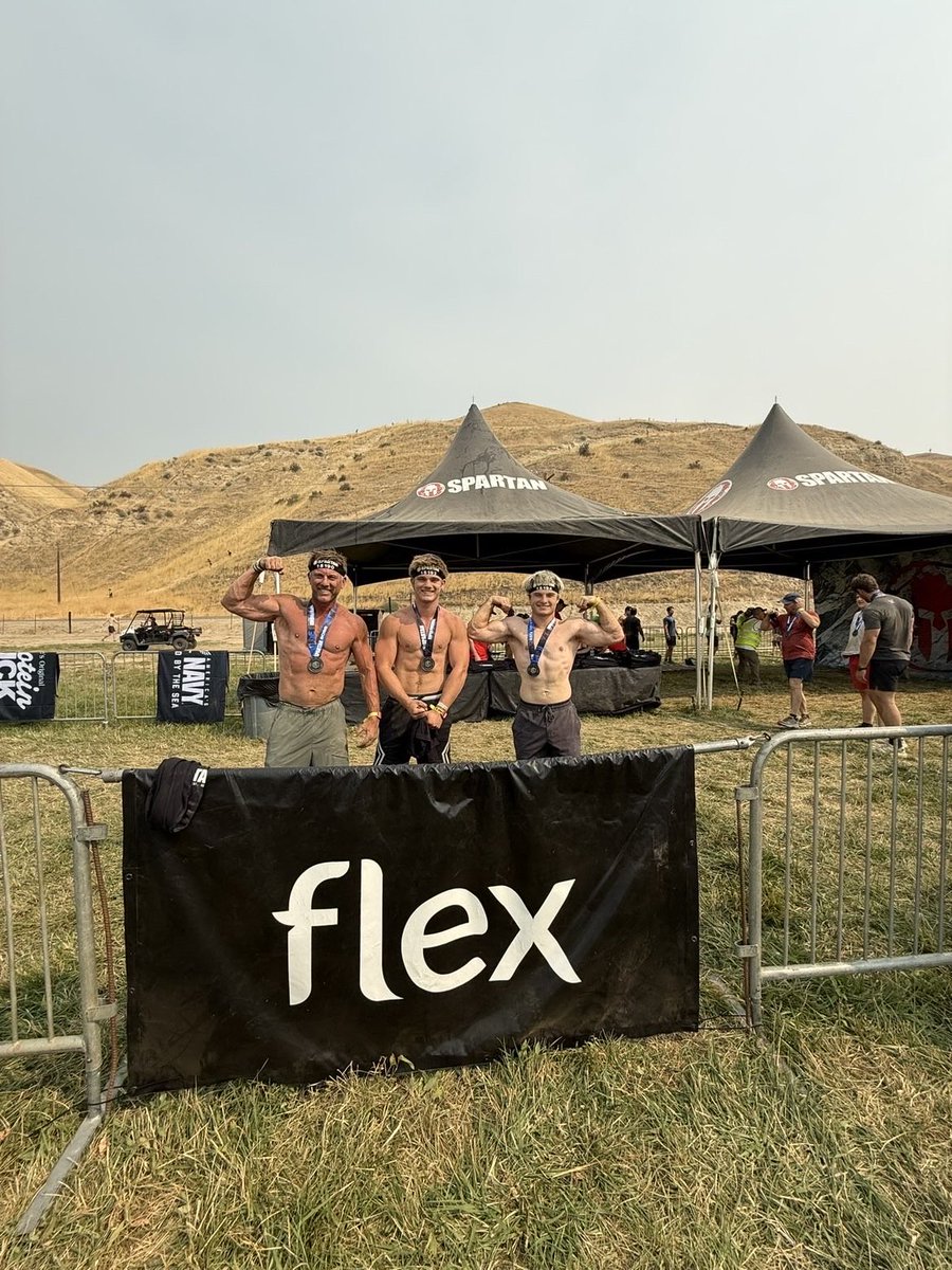 TonyMann2028's tweet photo. Just completed a Spartan Race (10k) this morning with @CDahlTrack. It was a great experience and a good warmup for the upcoming season! https://t.co/Qb3qs6Tp3n