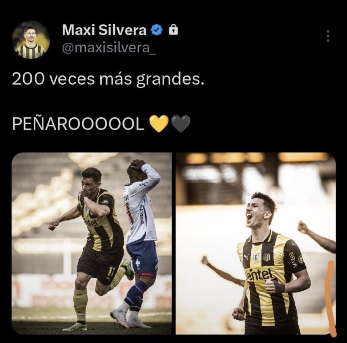 Gonza1891_'s tweet photo. Golsito en contra para festejar el aniversario, bien ahi @maxisilvera_ https://t.co/XeJR664w7z