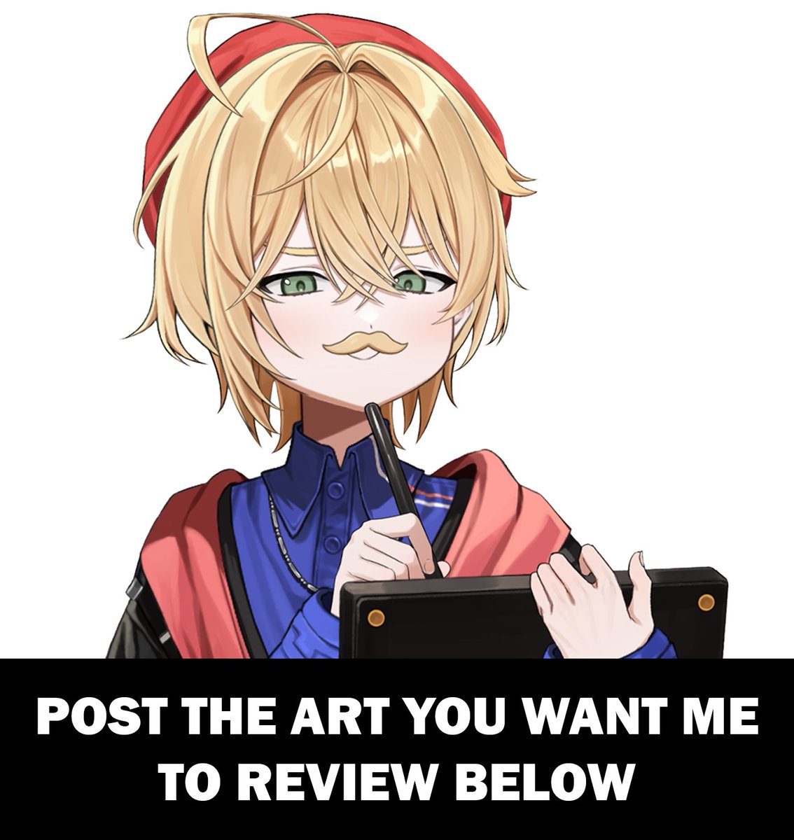 BaguetteCh's tweet photo. Community Art Review is coming back next Saturday! 🥖✨
Post the art you want me to review in the replies (or DM me) and I’ll take a look during the stream!🤗
It’s free, just drop your art below~ https://t.co/nyaVgdi9ue