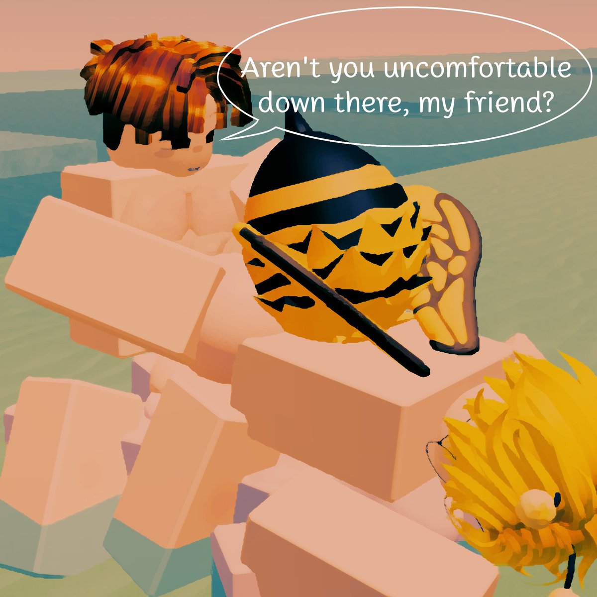 your_vv78088's tweet photo. (Ep2) 3/4 Help at the Beach 🐝🏖

#rr34 #robloxgay https://t.co/w6AysGdKcN