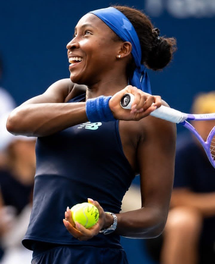 CocoGauff448's tweet photo. I'm in control next stop QF, I defeats Alina Korneeva 6-3 6-1 in Toronto. I reaches my 4th WTA 1000 quarterfinal of the season. https://t.co/MpZ6KgYY9N