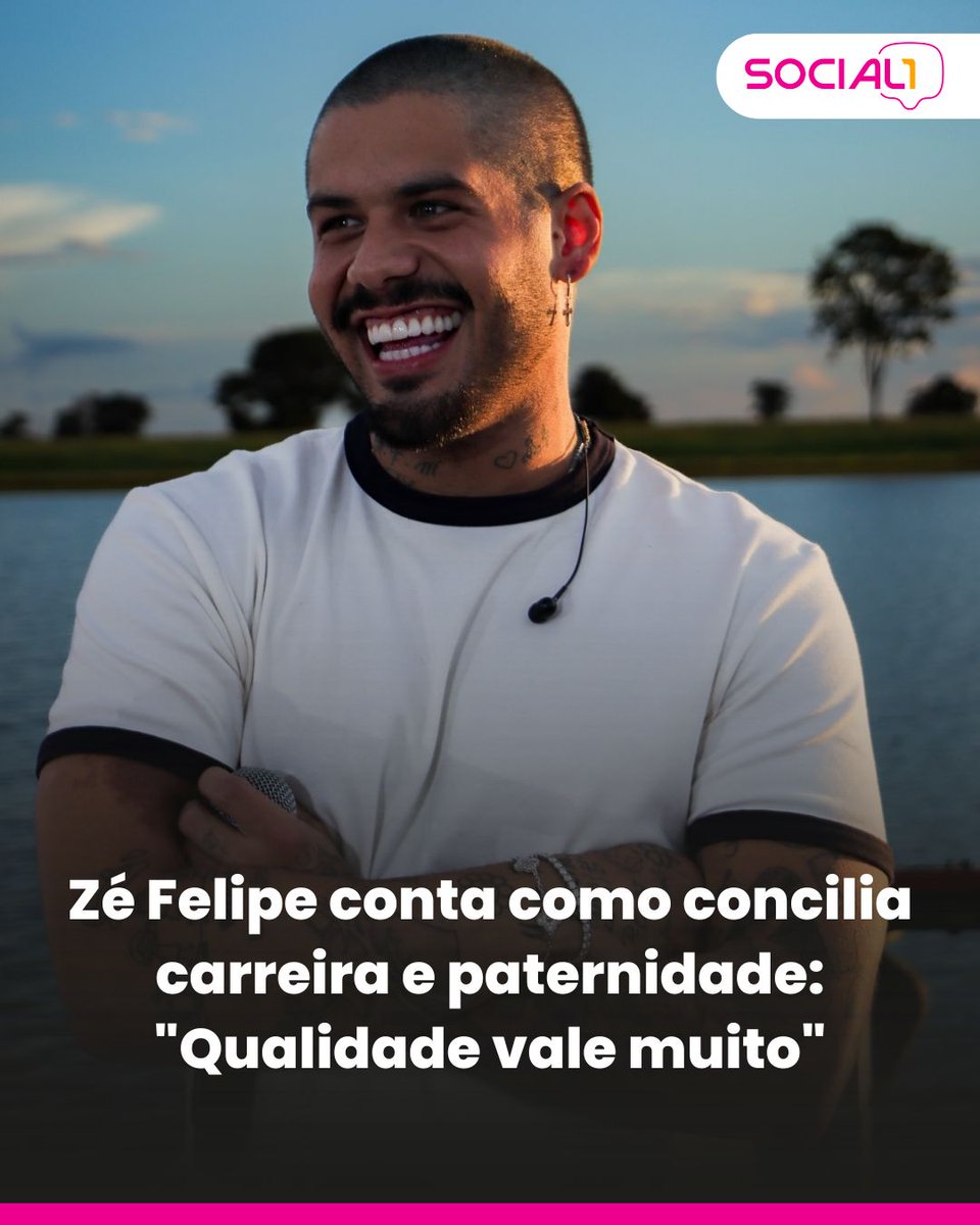 blogsocial1's tweet photo. 💙 Zé Felipe falou sobre o desafio de conciliar a carreira com a paternidade. O cantor admitiu sentir culpa por perder alguns momentos dos filhos, mas destacou: "Qualidade vale muito".

📸 Reprodução/ Instagram

#ZeFelipe #Paternidade #DiaDosPais *co *digital https://t.co/wJBlN5Qe6V