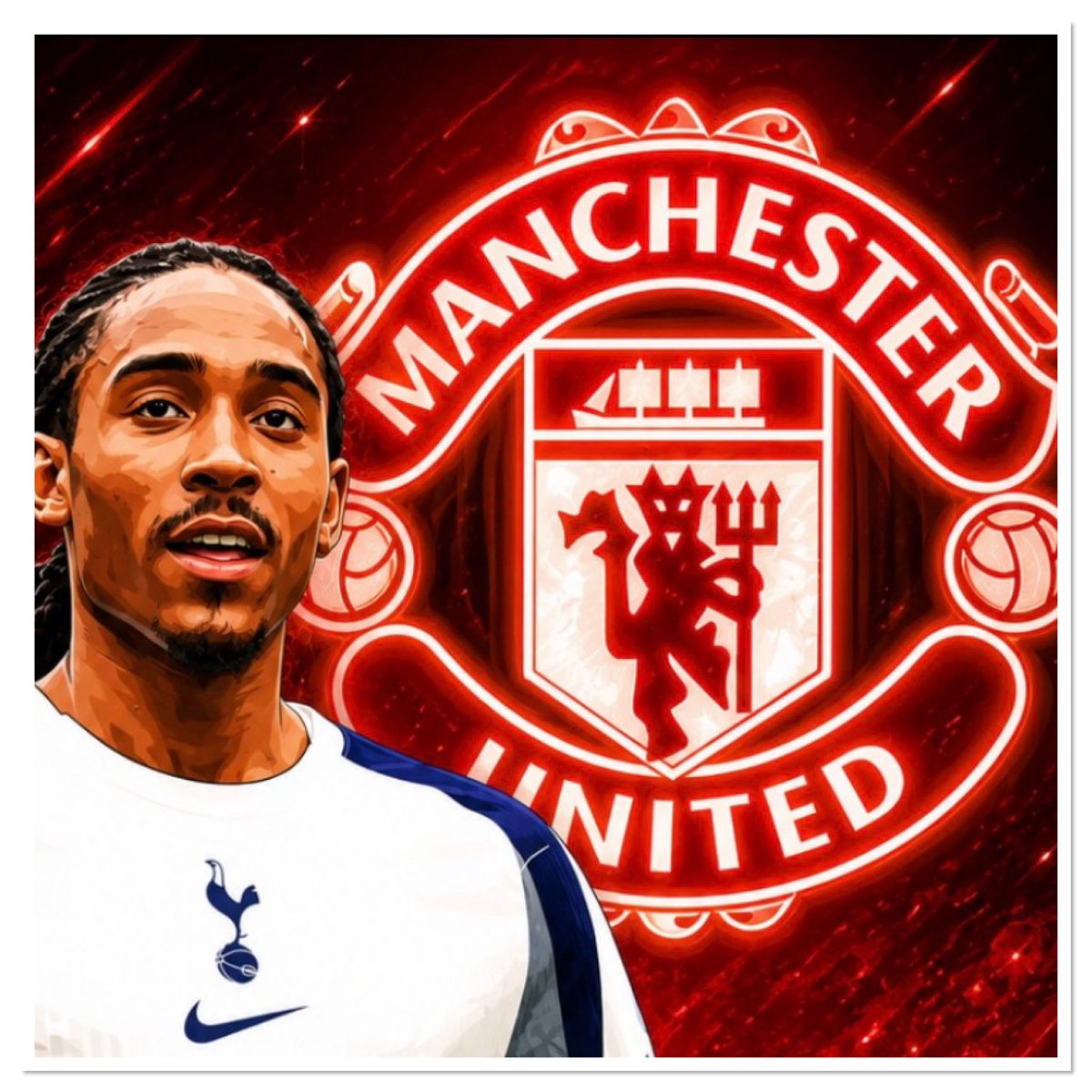 LastWordOnSpurs's tweet photo. 🚨Manchester United have been offered the chance to sign Tottenham Hotspur full-back Djed Spence. 

🔑Representatives for Spence are actively gauging interest across the Premier League to secure him regular first-team football.

👨‍💻[@JacobsBen]

#THFC | #COYS | #TOTTENHAM | #SPURS https://t.co/jHYSH3D3Ie