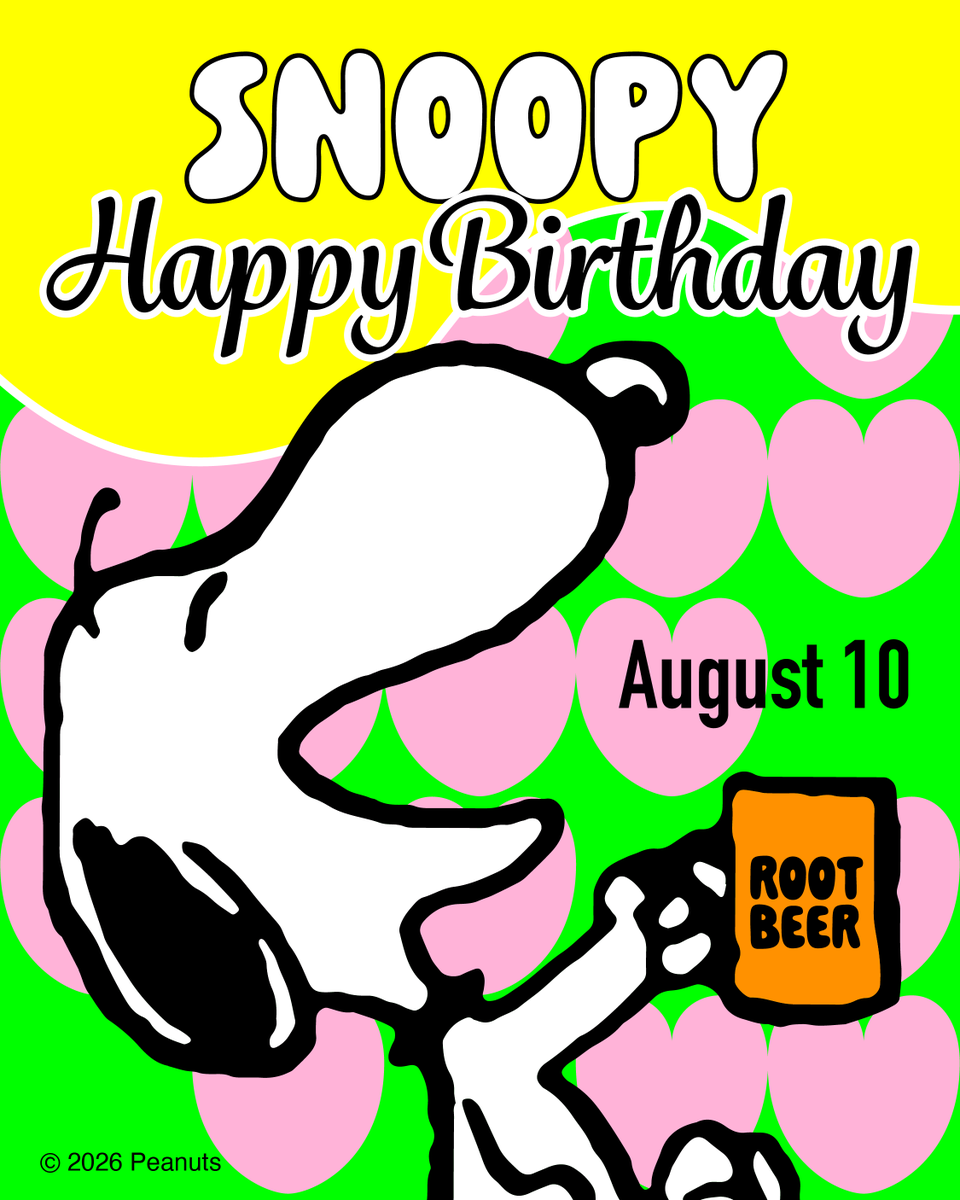 CASIOJapan's tweet photo. ＼Happy Birthday Snoopy🎉／
 8/10は、スヌーピーの誕生日🎂

ネームランドに、PEANUTSとのコラボレーションモデルがあるってご存知ですか？
“NAME LAND i-ma”『KL-SP10-PN』は、愛され続けているPEANUTSのラベルが作れます🥰

オシャレにくらしを彩ってみませんか✨

#スヌーピーバースデー2026 https://t.co/17BhsMMr1w