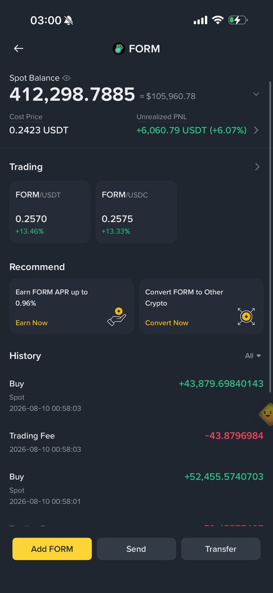 Zorathzzz's tweet photo. Meme Bsc pump -> $form pump. https://t.co/cgnSCmUMno