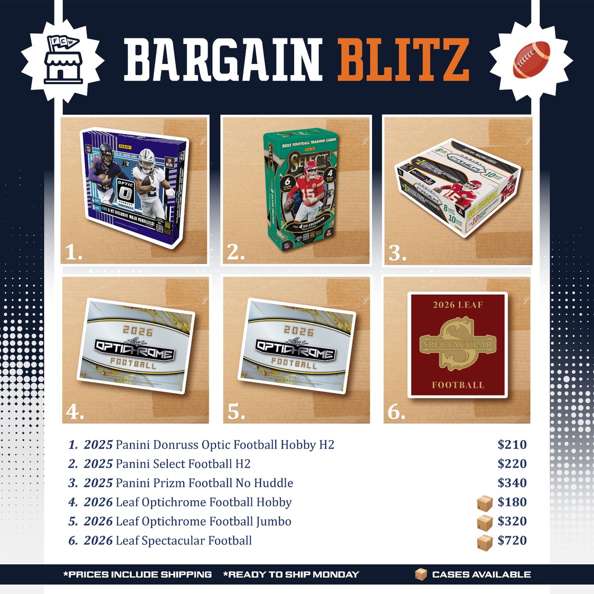 FCWMarketplace's tweet photo. 🏈🏈🏈🏈🏈🏈🏈🏈🏈🏈🏈🏈

--------🚨In Stock Alert🚨--------

Football product! Include the product name and the amount claimed in your post!

Claim Away! https://t.co/IfVPHG1bVg