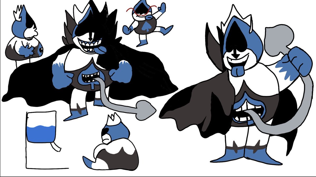 FireRider_'s tweet photo. To my people, I am a hero… to you? I am the bad guy.
#deltarune #deltarunefanart #king https://t.co/0OuyvwbnMV