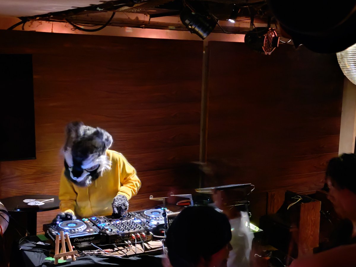 momomuken's tweet photo. ROH-ROHくん＆KOTAROさん🦝🐱

ビッグビート、DnB、そしてJ-POPのRemixまで幅広く浴びてきました！

#FRUSH !
#キオクヲウワガキ https://t.co/9fCfQDa77f